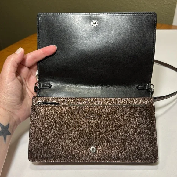 COACH HAYDEN FOLDOVER CROSSBODY CLUTCH - Picture 10 of 16